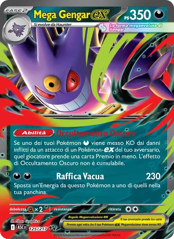 Mega Gengar ex #125