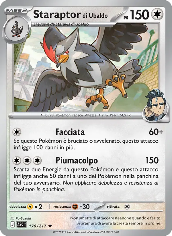 Staraptor di Ubaldo #170 — Ascesa Eroica
