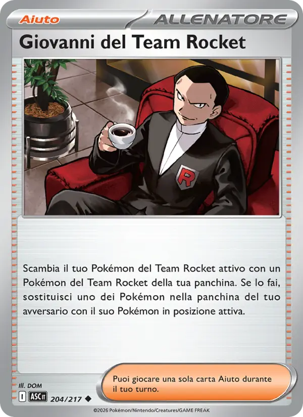 Giovanni del Team Rocket #204