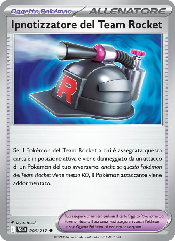 Ipnotizzatore del Team Rocket #206 — Ascesa Eroica