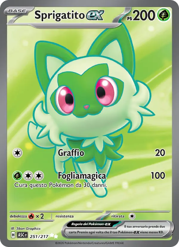Sprigatito ex #251 — Ascesa Eroica