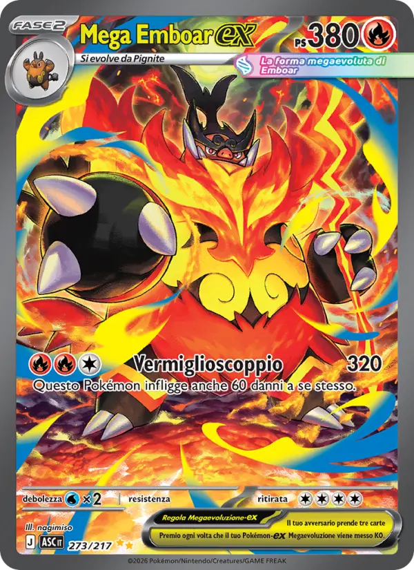 Mega Emboar ex #273