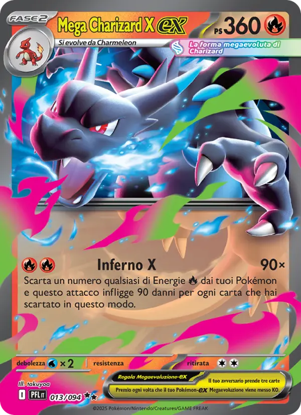 Mega Charizard X ex #013