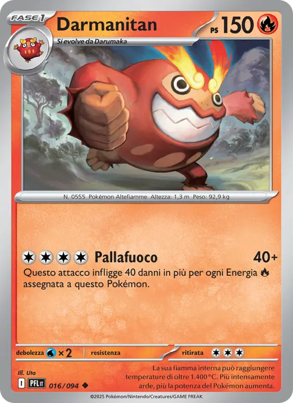 Darmanitan #016 — Flamme Spettrali