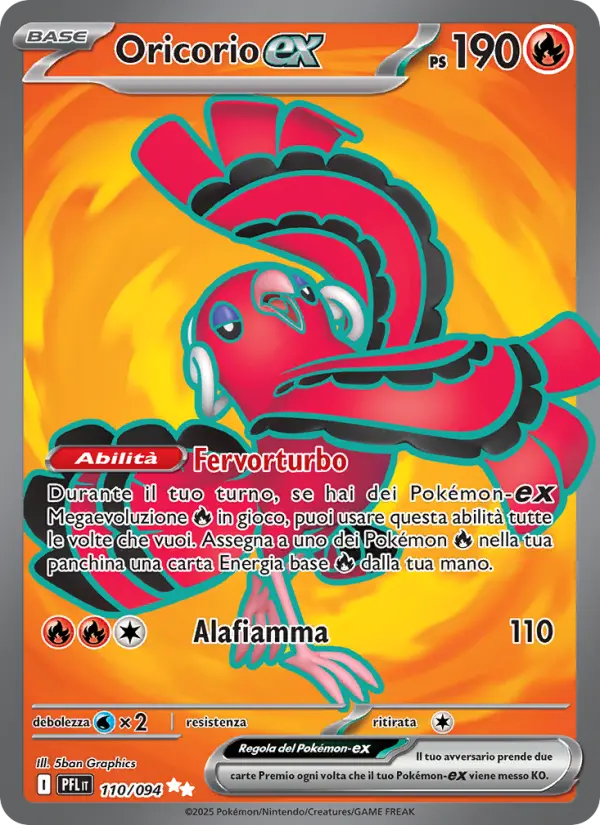 Oricorio ex #110 — Flamme Spettrali