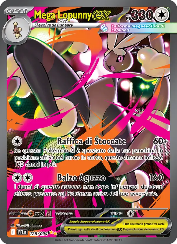 Mega Lopunny ex #128