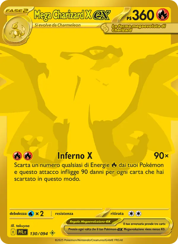 Mega Charizard X ex #130