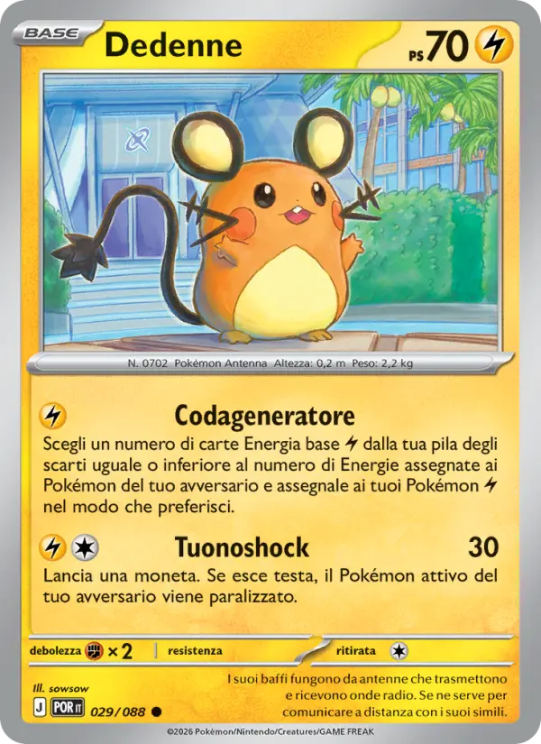 Dedenne #029