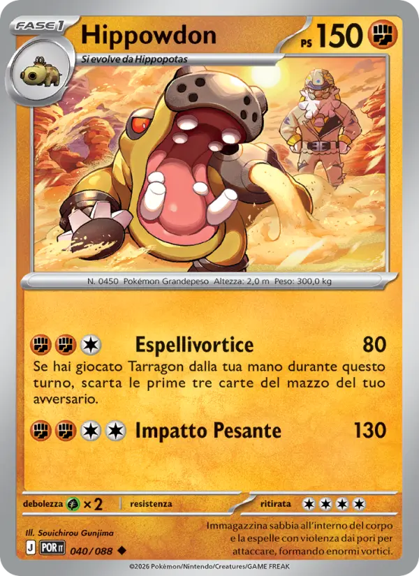 Hippowdon #040
