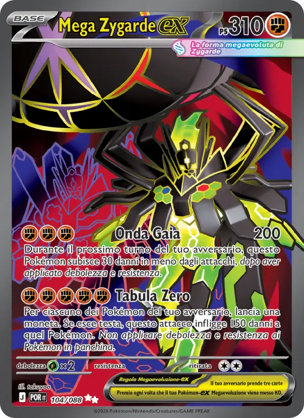Mega Zygarde ex #104