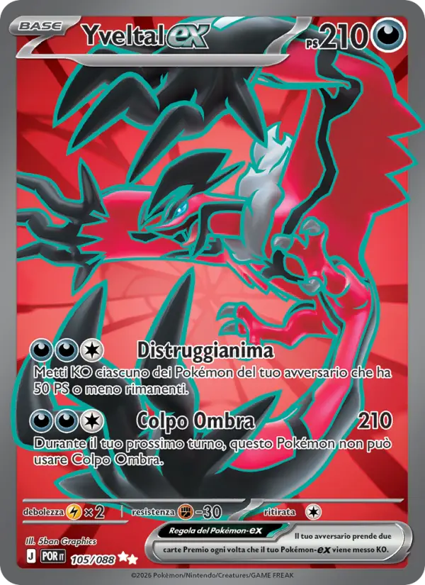 Yveltal EX #105