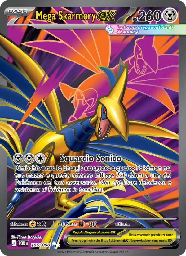 Mega Skarmory ex #106