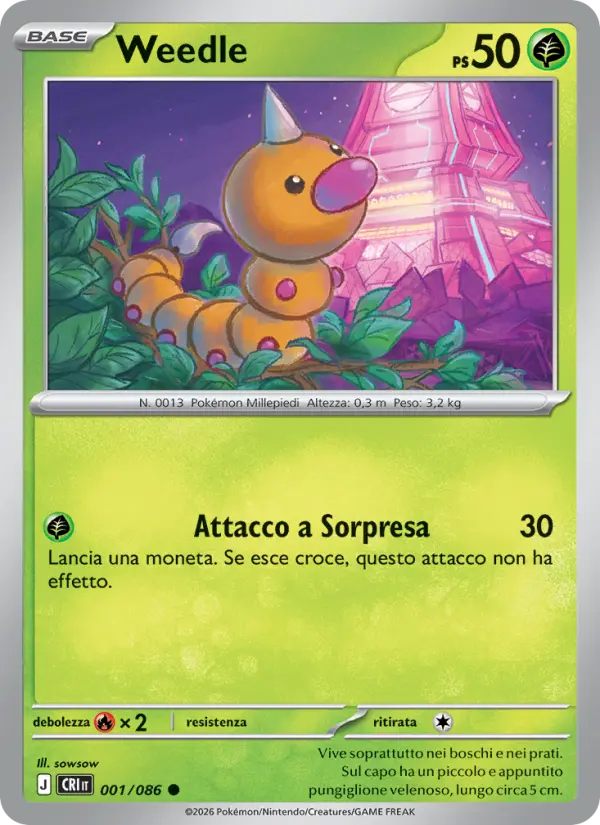 Weedle #001