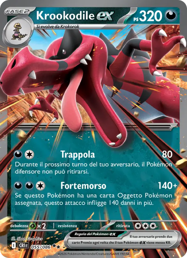 Krookodile EX #055