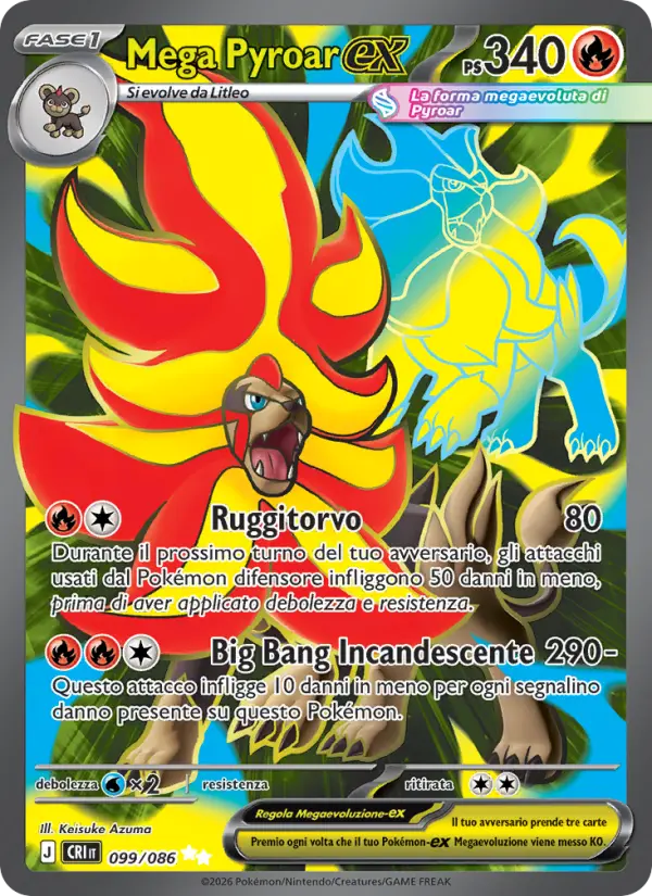 Mega Pyroar ex #099