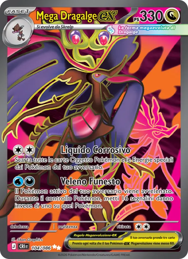 Mega Dragalge ex #104