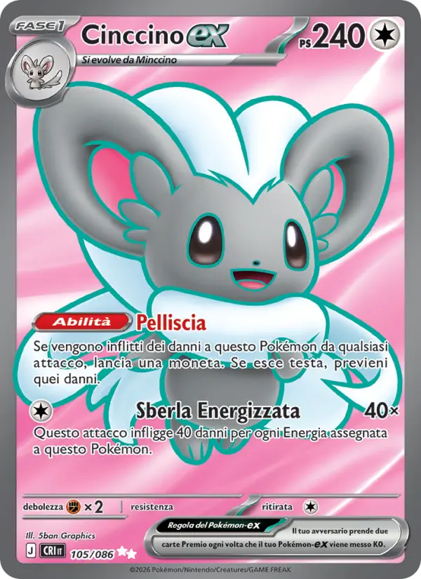 Cinccino ex #105