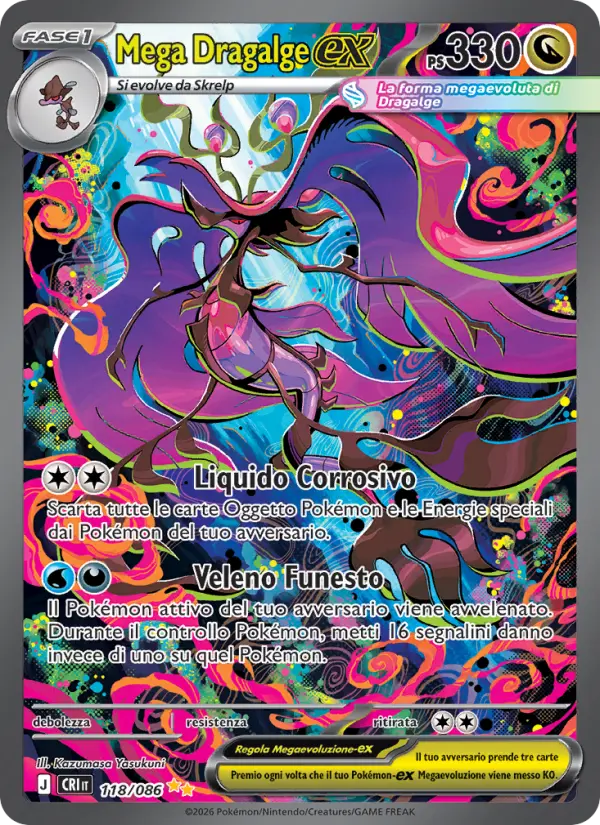 Mega Dragalge ex #118