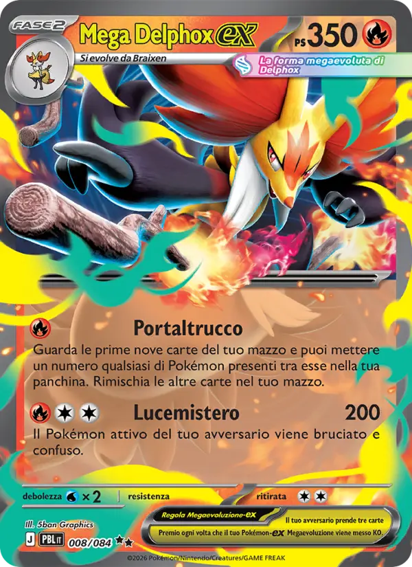 Mega Delphox ex #008