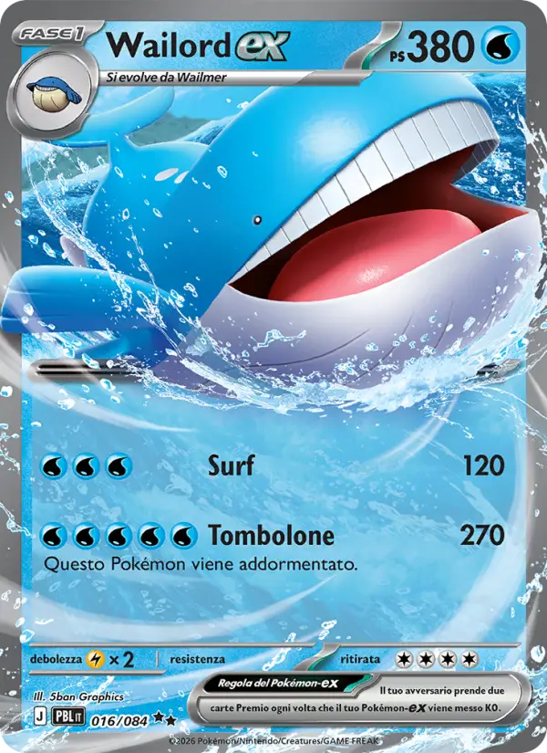Wailord ex #016