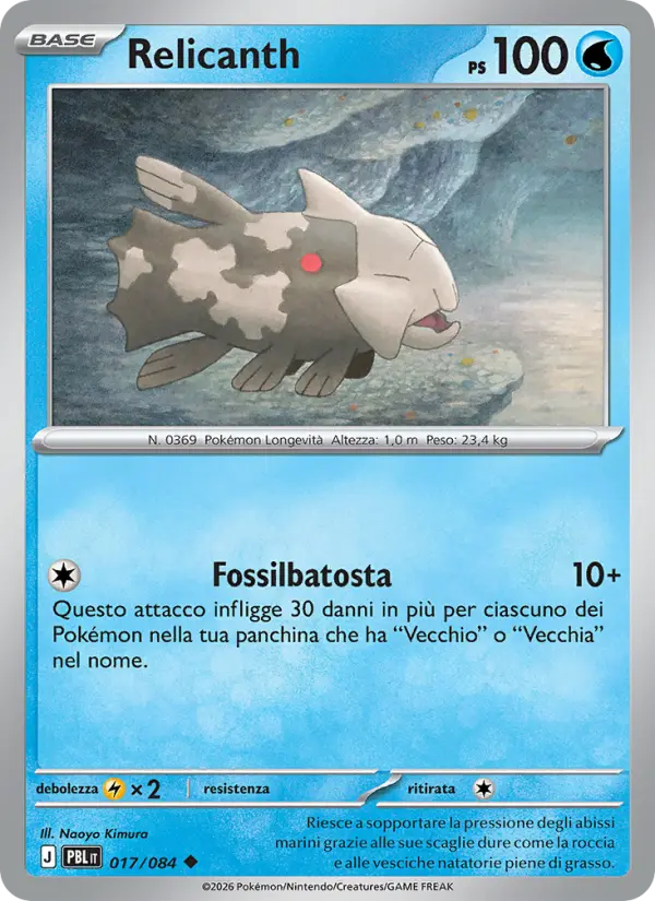 Relicanth #017