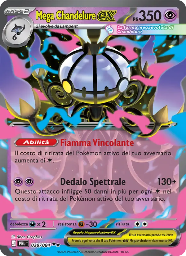 Mega Chandelure ex #038