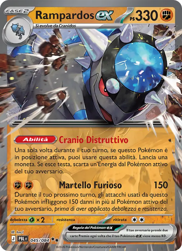 Rampardos ex #045