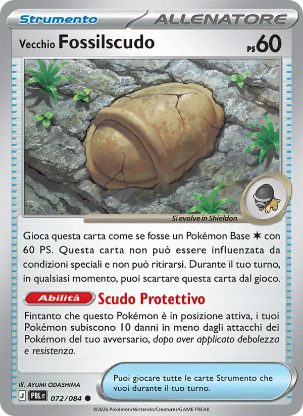 Vecchio Fossilscudo #072