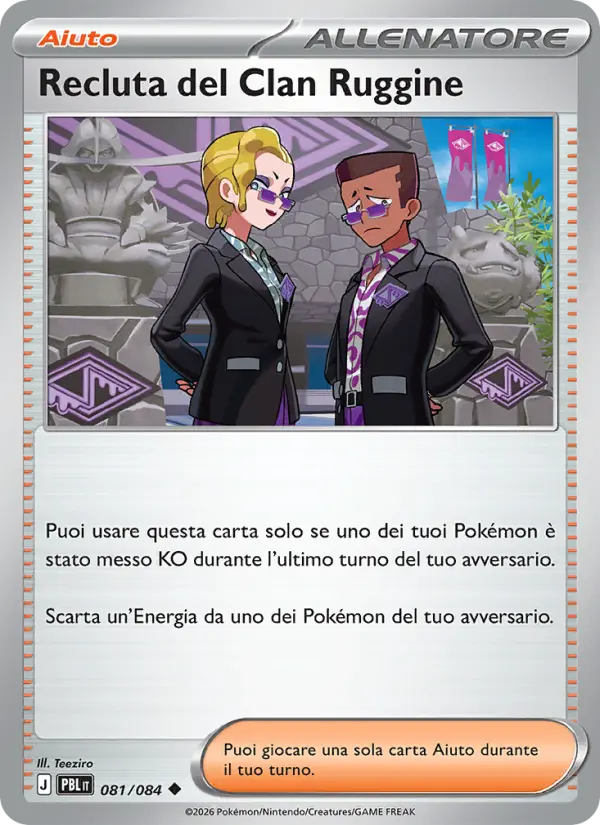 Recluta del Clan Ruggine #081