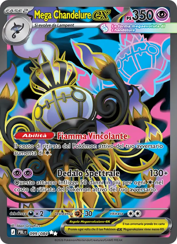 Mega Chandelure ex #099