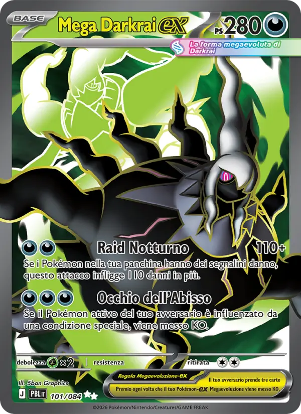 Mega Darkrai ex #101