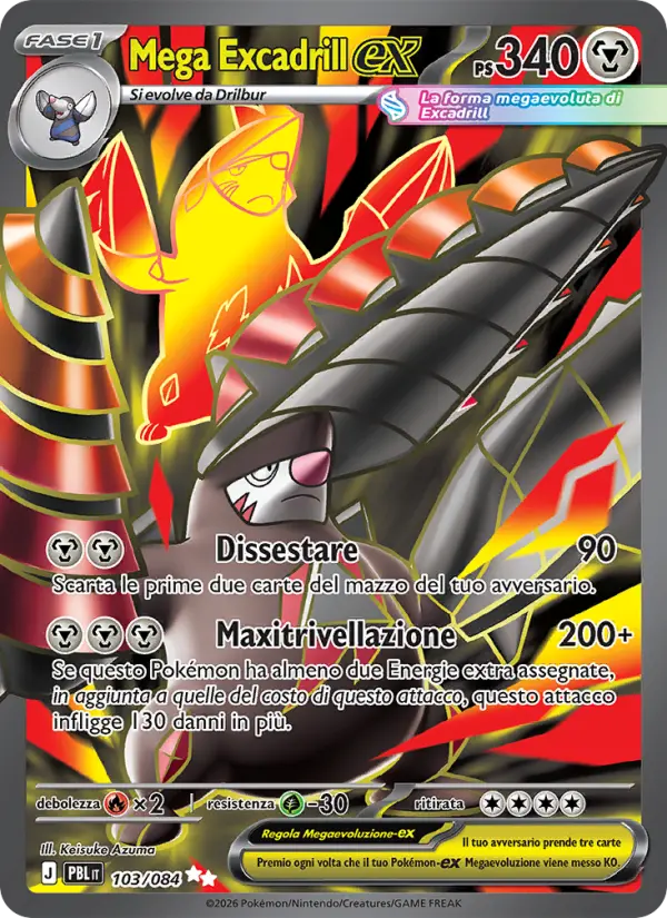 Mega Excadrill ex #103
