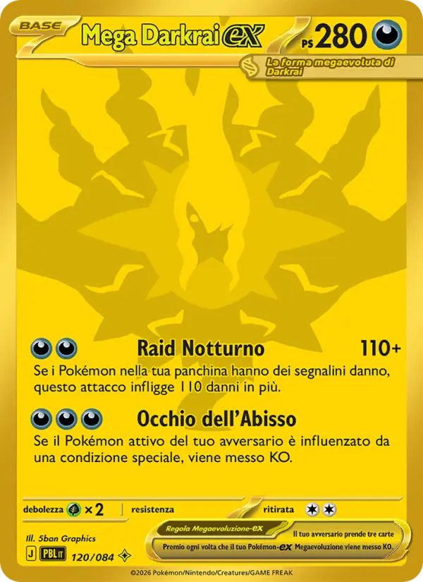 Mega Darkrai ex #120