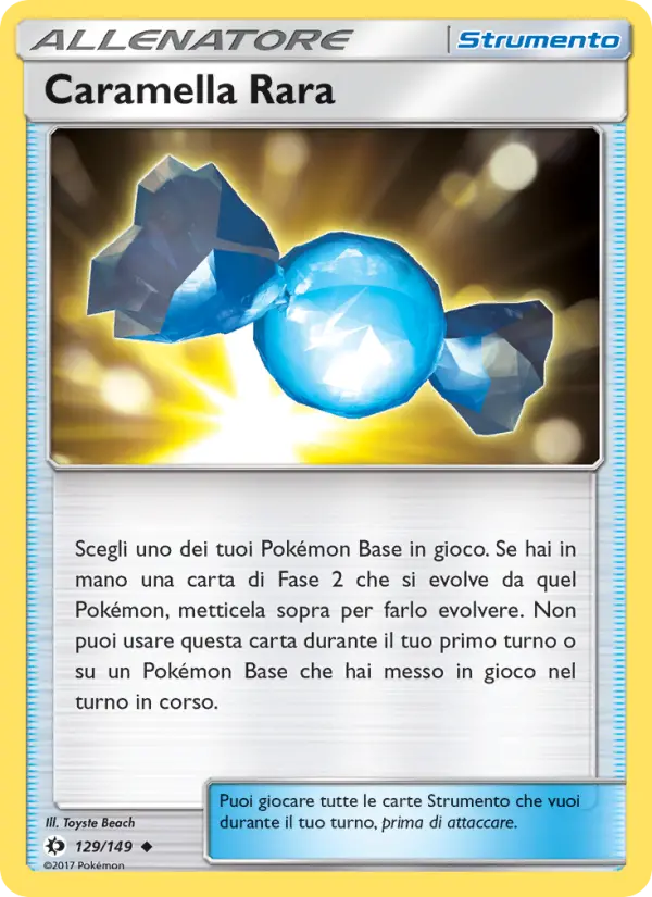 Caramella Rara #129 — Sole e Luna (Reverse Holo)