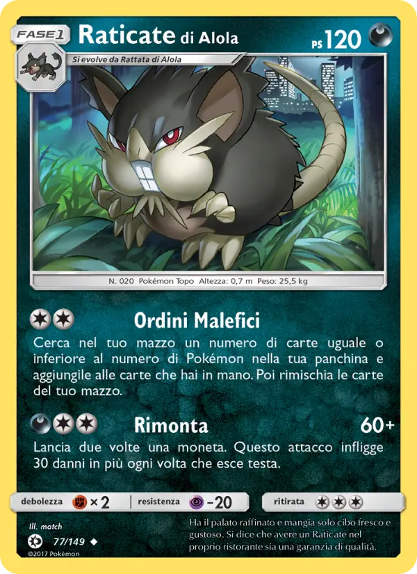 Raticate di Alola #77