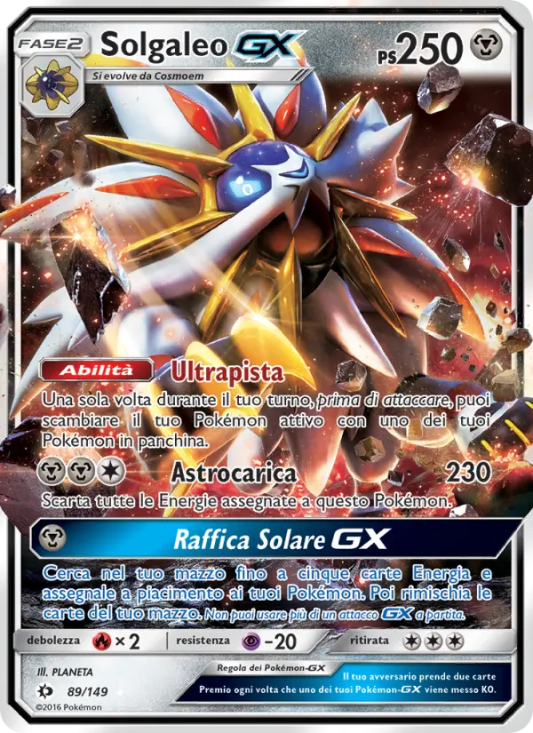 Solgaleo GX #89 — Sole e Luna
