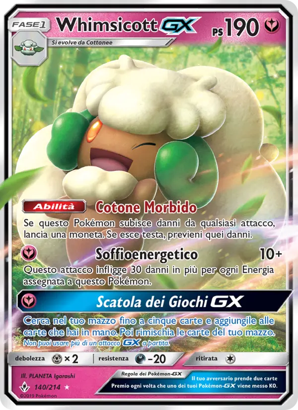 Whimsicott GX #140
