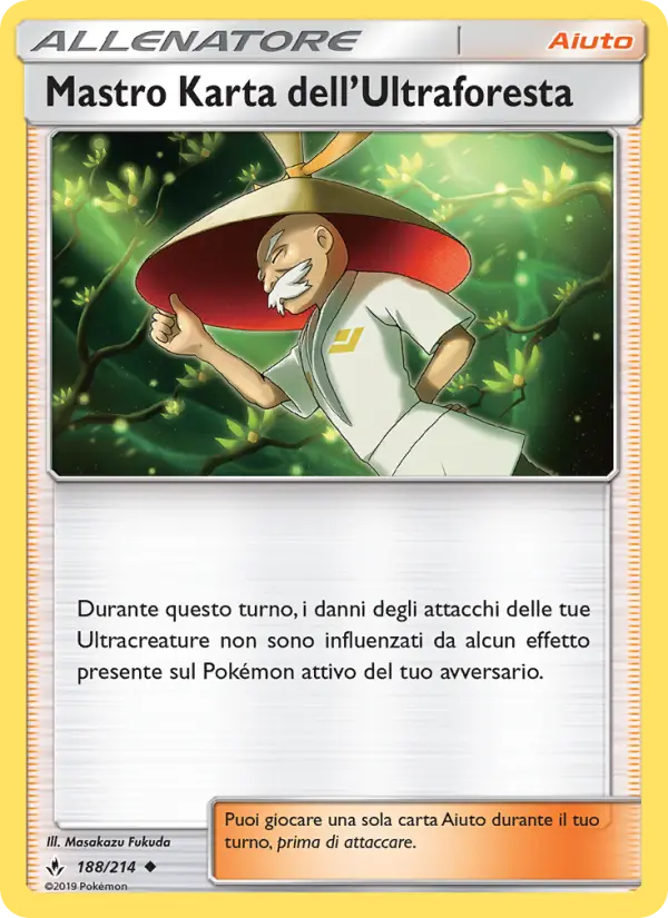 Mastro Karta dell’Ultraforesta #188 — Legami Inossidabili (Reverse Holo)