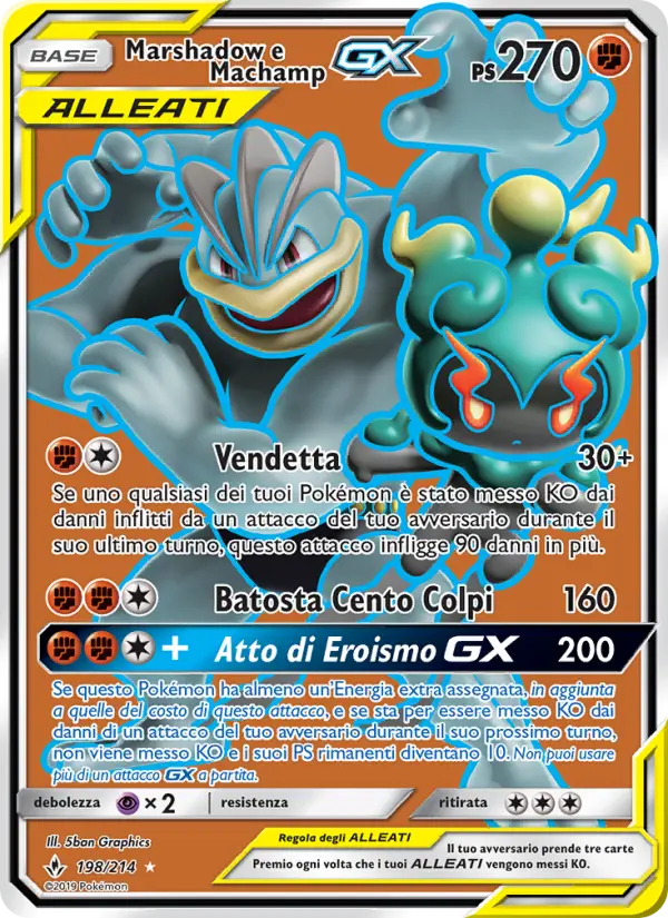 Marshadow e Machamp GX #198