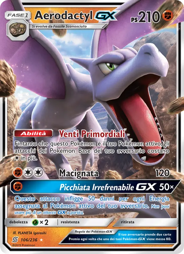 Aerodactyl GX #106