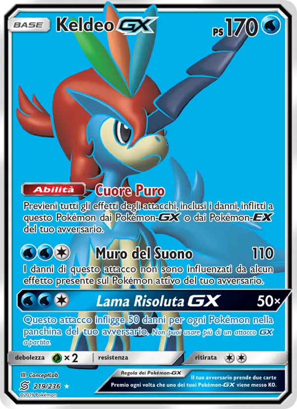Keldeo GX #219