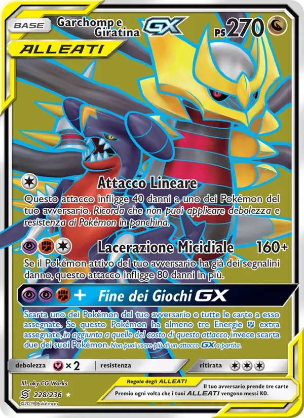 Garchomp e Giratina GX #228 — Sintonia Mentale