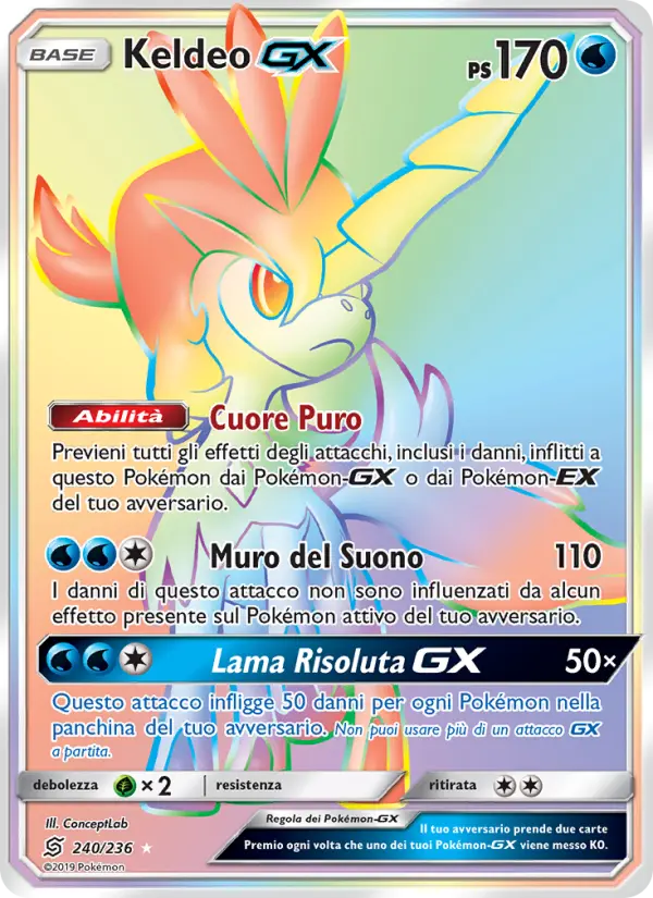 Keldeo GX #240 — Sintonia Mentale