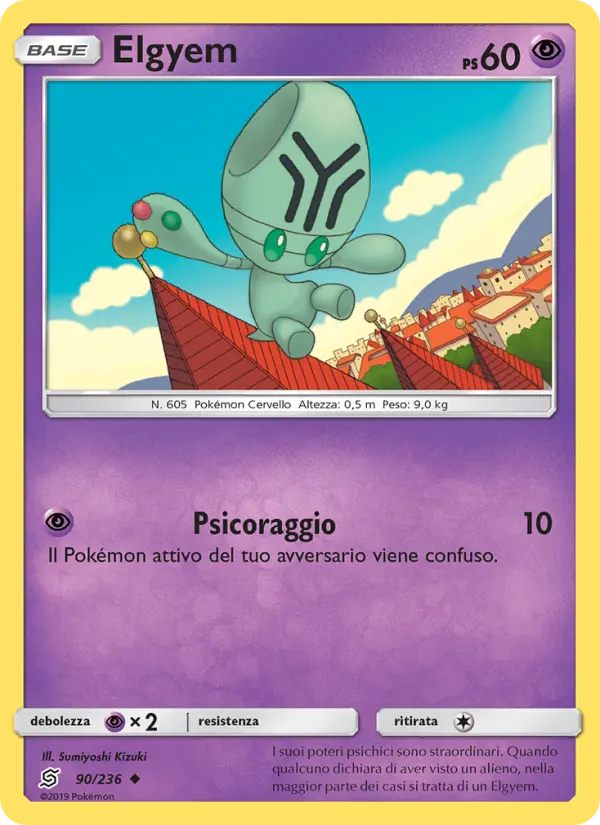 Elgyem #90 — Sintonia Mentale (Reverse Holo)