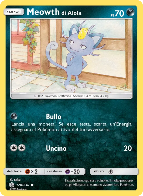 Alolan Meowth #128