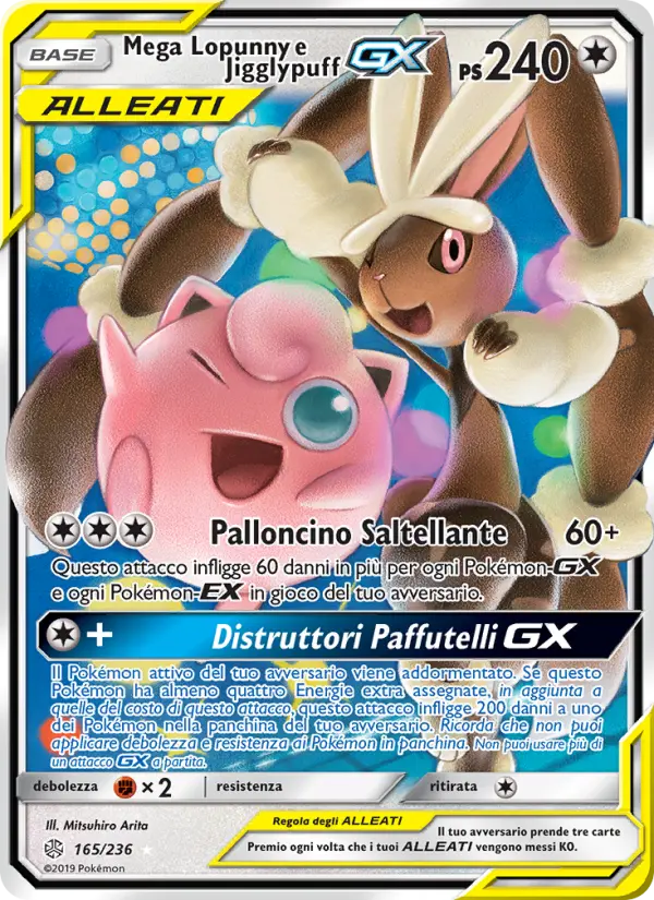 Mega Lopunny e Jigglypuff GX #165