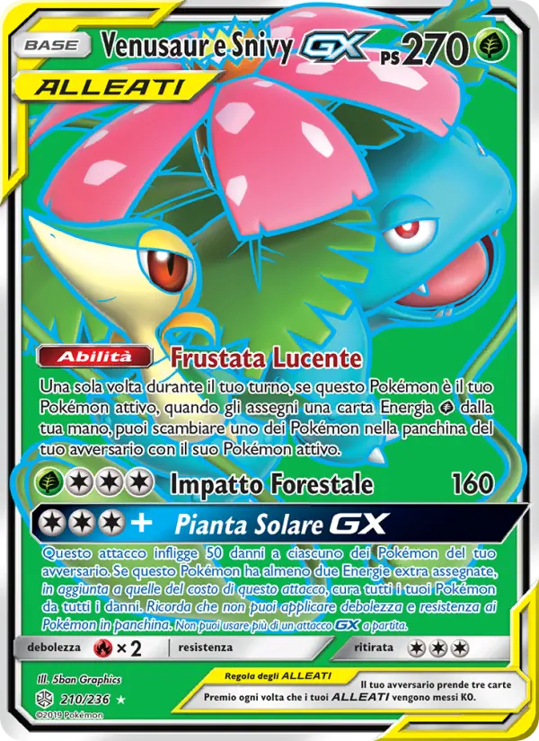 Venusaur e Snivy GX #210