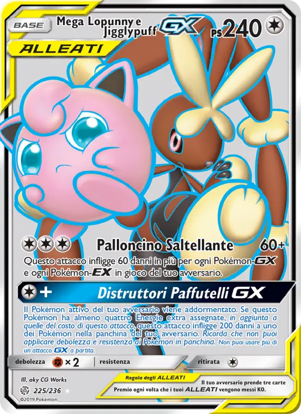 Mega Lopunny e Jigglypuff GX #225