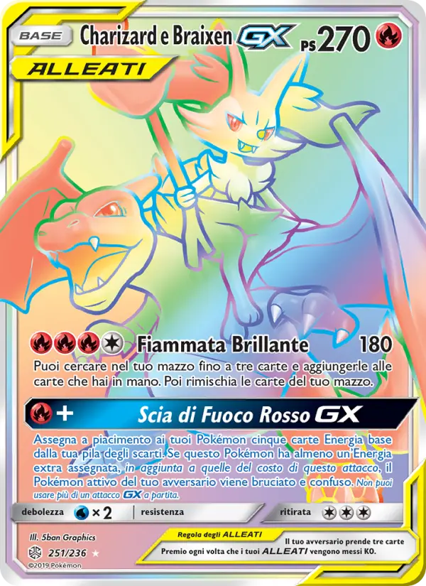 Charizard e Braixen GX #251