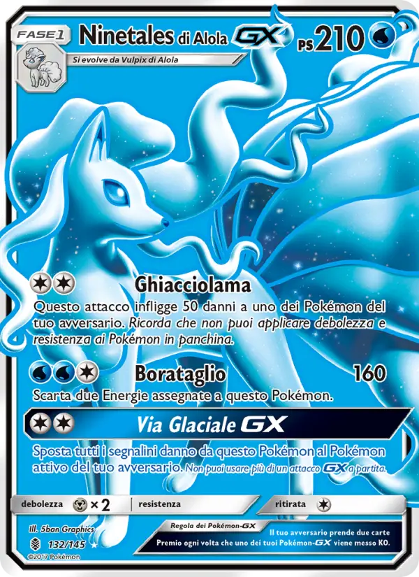 Ninetales di Alola GX #132